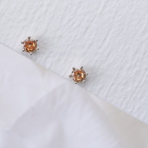 14K Raindrop Multi-Stone Earrings Your Family Birthstones Gemstone Cluster Stud Earrings Besties Matching Earrings image 8