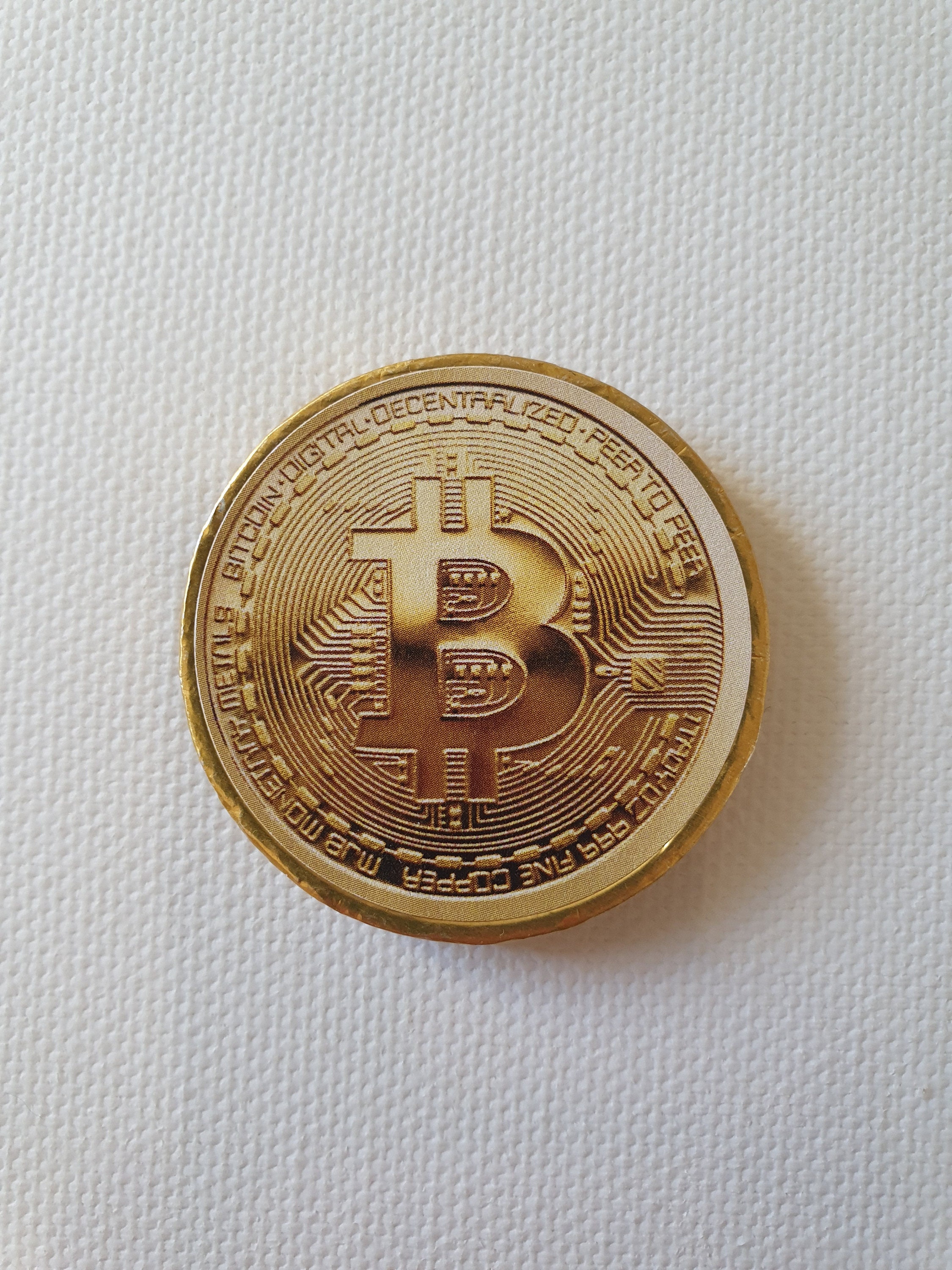 Bitcoin Inspired Milk Chocolate Gold Coins Gift Cube - Etsy