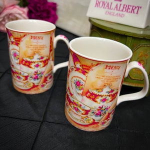 Vintage Royal Albert Lady Carlyle &quot;Afternoon Tea&quot; Mugs, Coffee Cup, Microwave safe, sold separately, breakfast crockery
