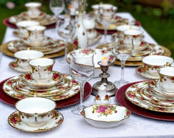 食器   1962 OLD BOUNTRY ROSE 10.5