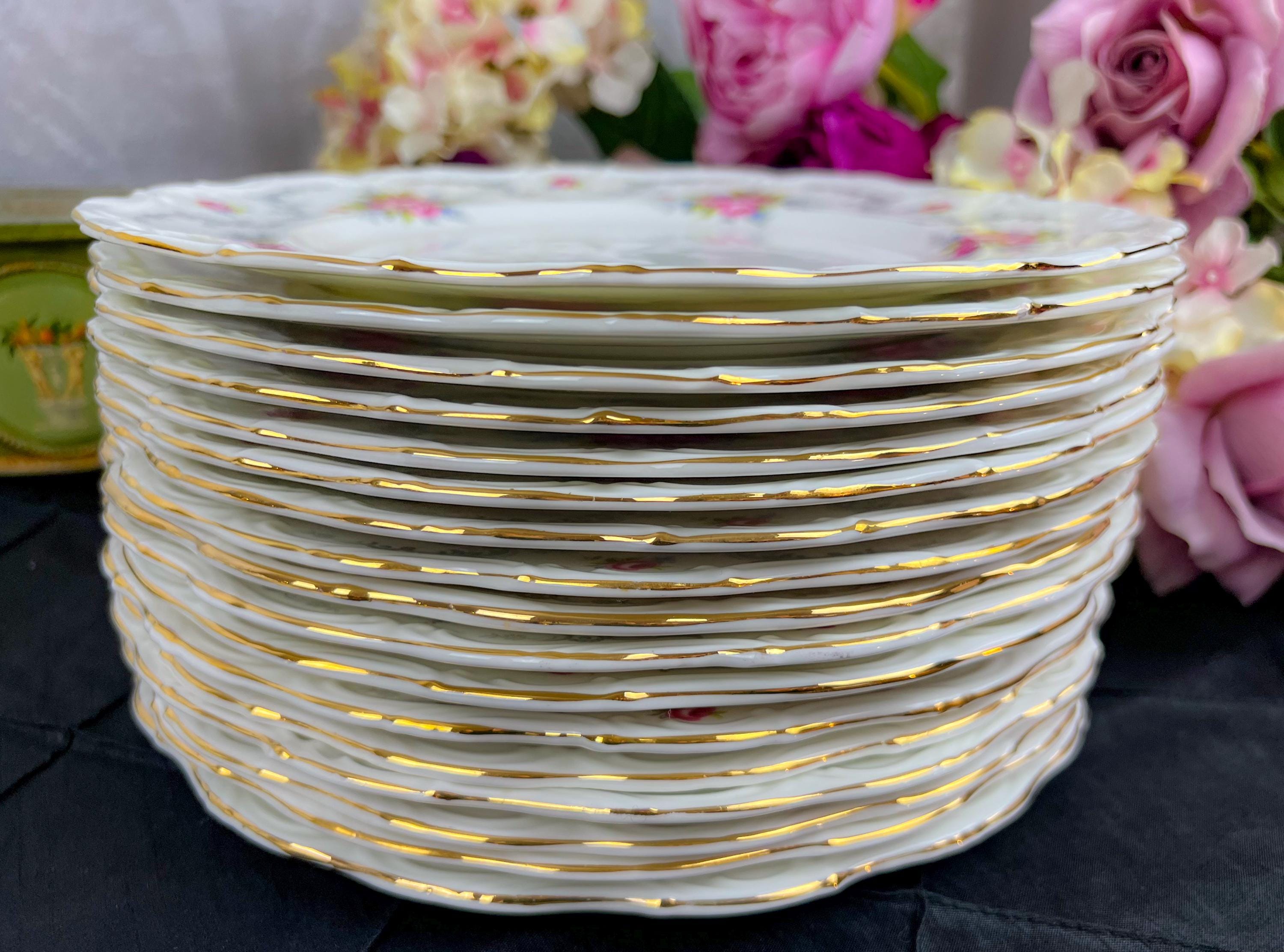 Dinner for 8 Vintage Royal Albert Tranquility 80 Piece Full Dinner