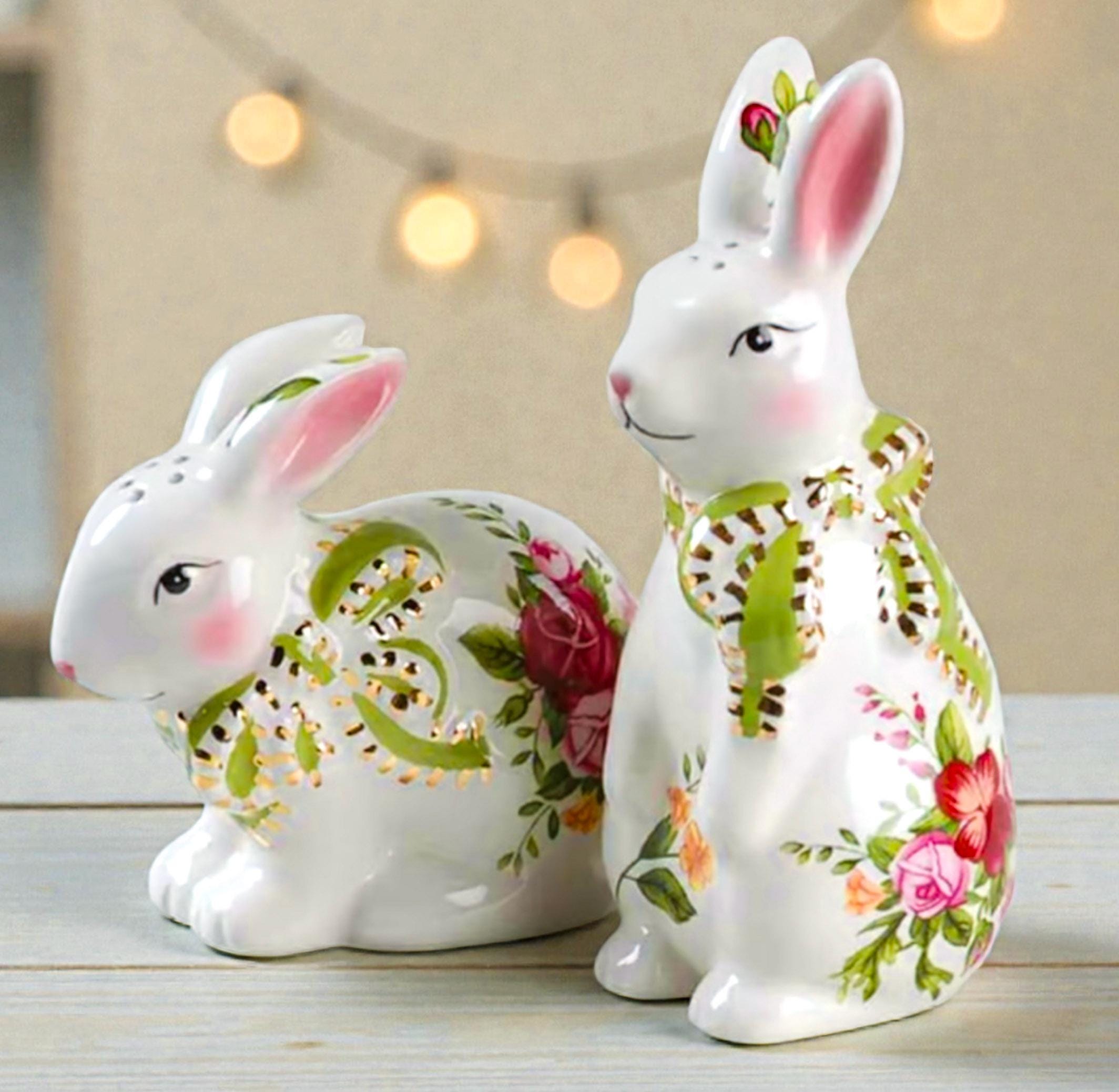 Royal Albert Old Country Roses Bunny Figurine Selection, Very Rare