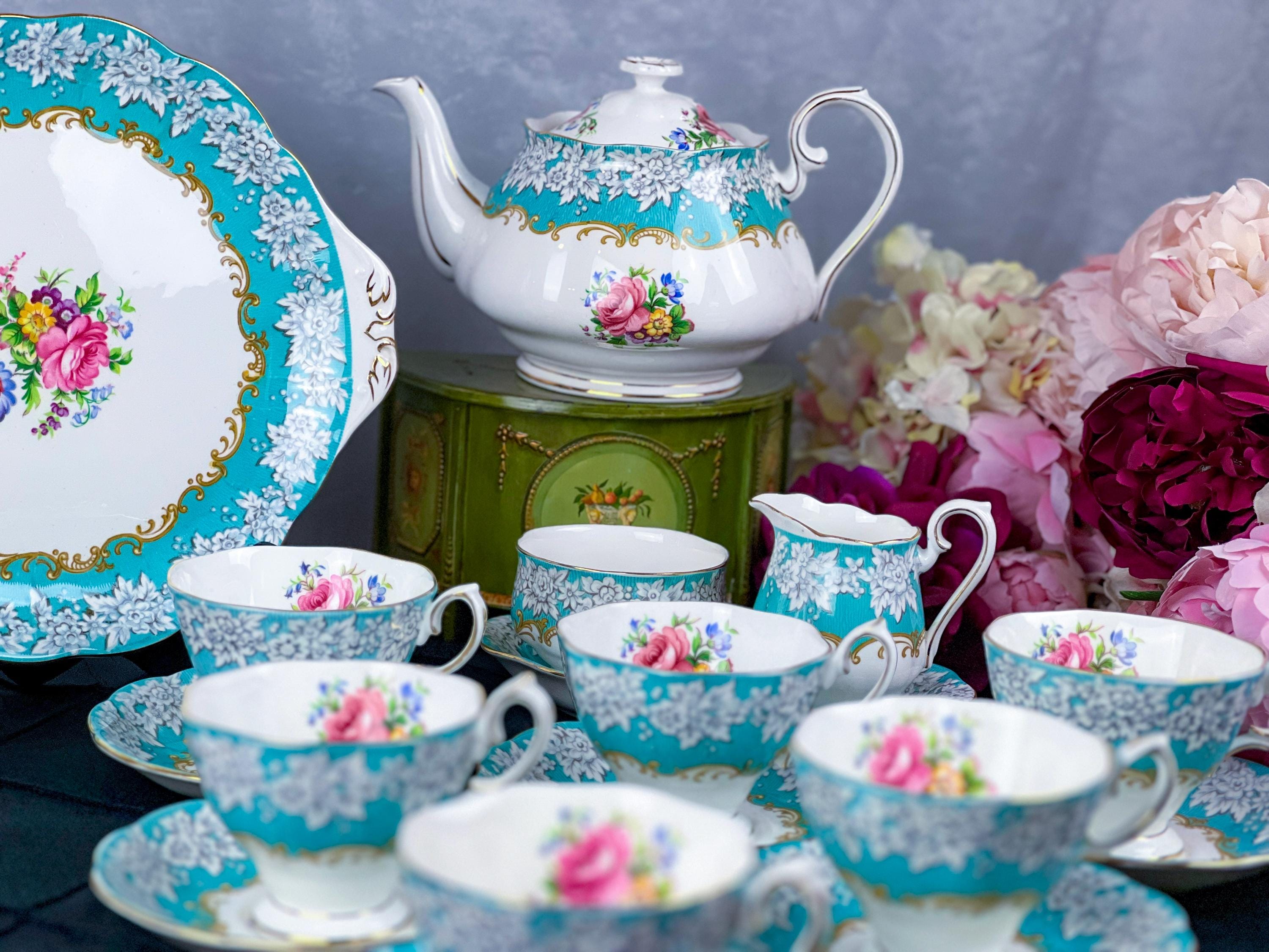 食器   Enchantment set Royal Albert Enchantment - Etsy