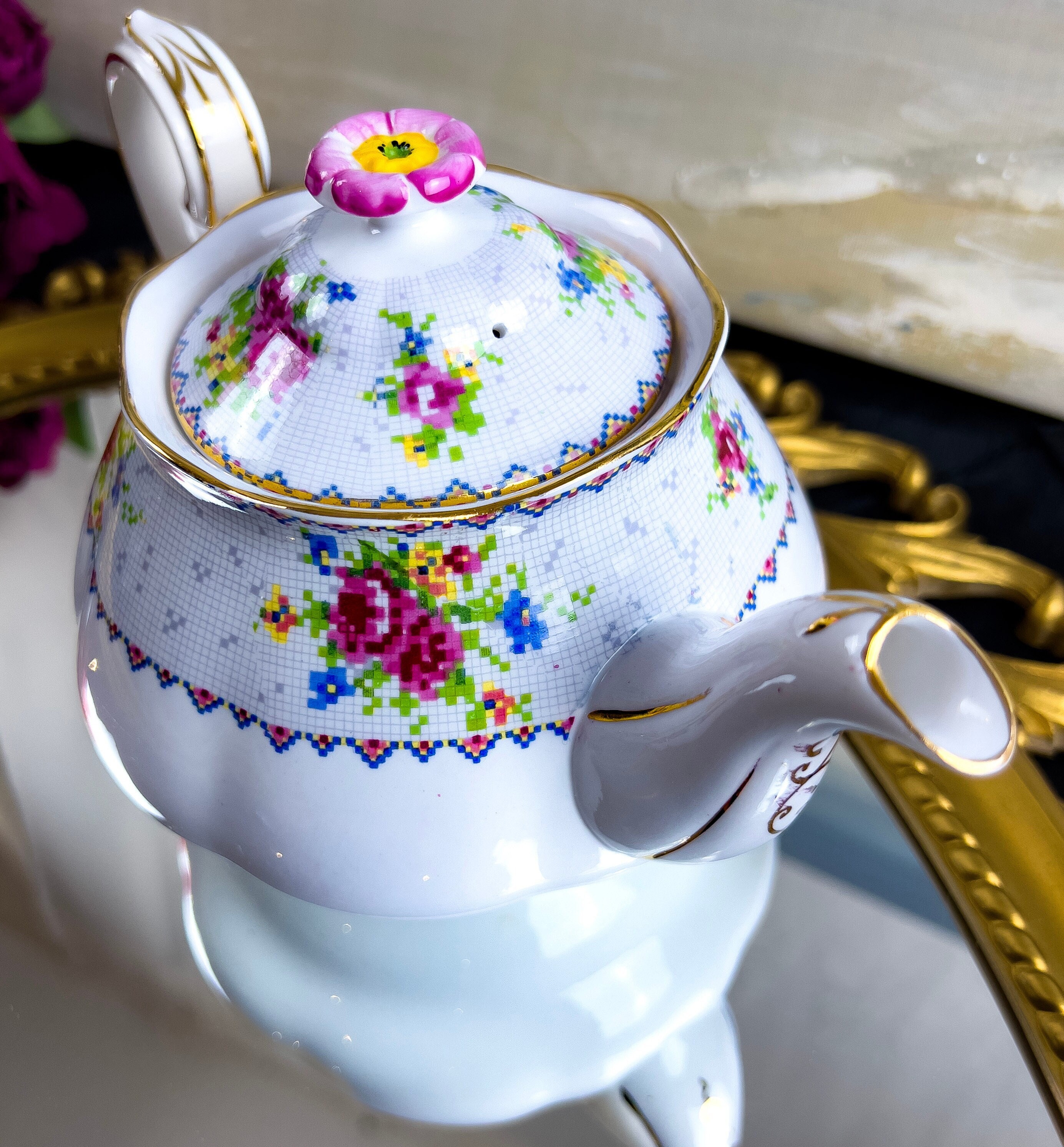 Buy Petit Point Tea Cup Online In India India