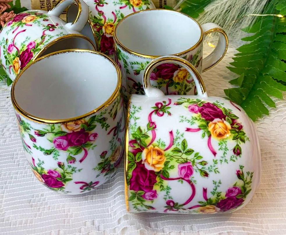 希少なロイヤルアルバート ルビーセレブレーションマグカップ