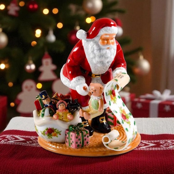 Vintage Royal Albert Santa Clause Figurine in the Old Country