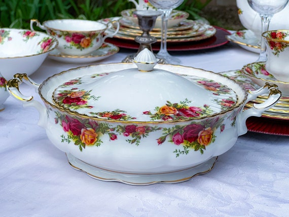 Old country roses dishes sale