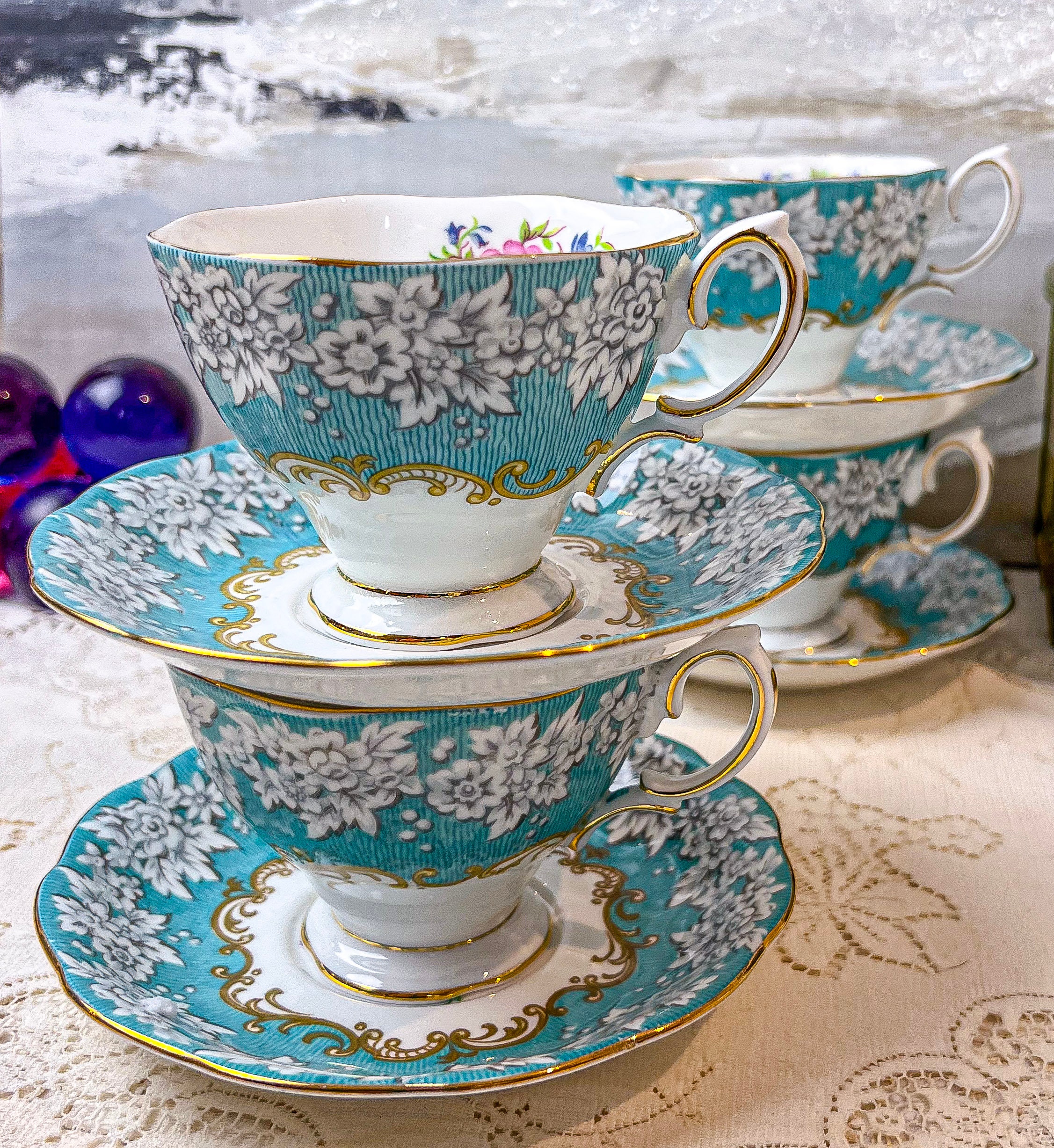 Vintage Royal Albert Enchantment Teacup and Saucer, 24 Available