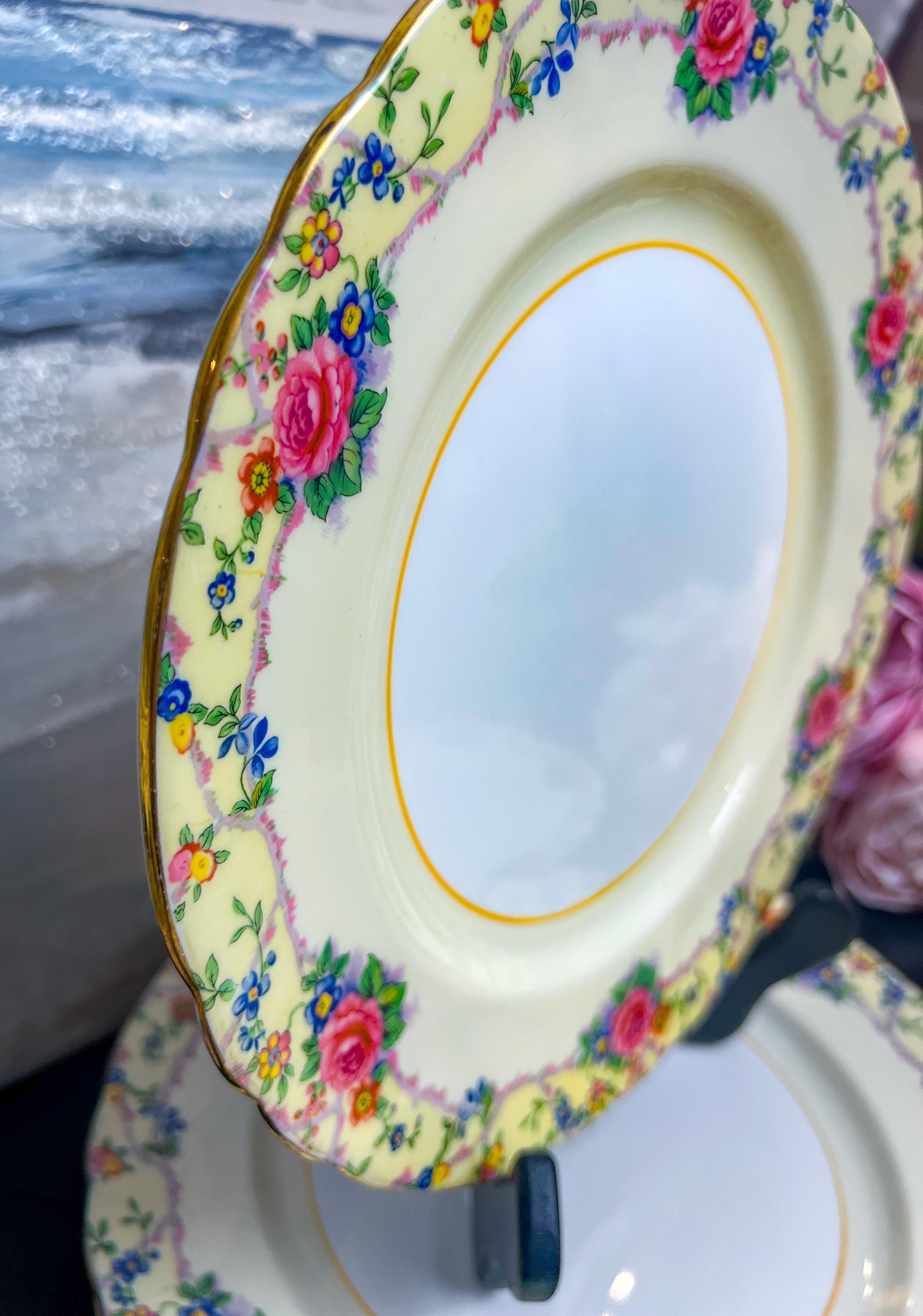 Vintage Aynsley 7259 Melrose Dinner Plates, 8 Available, English