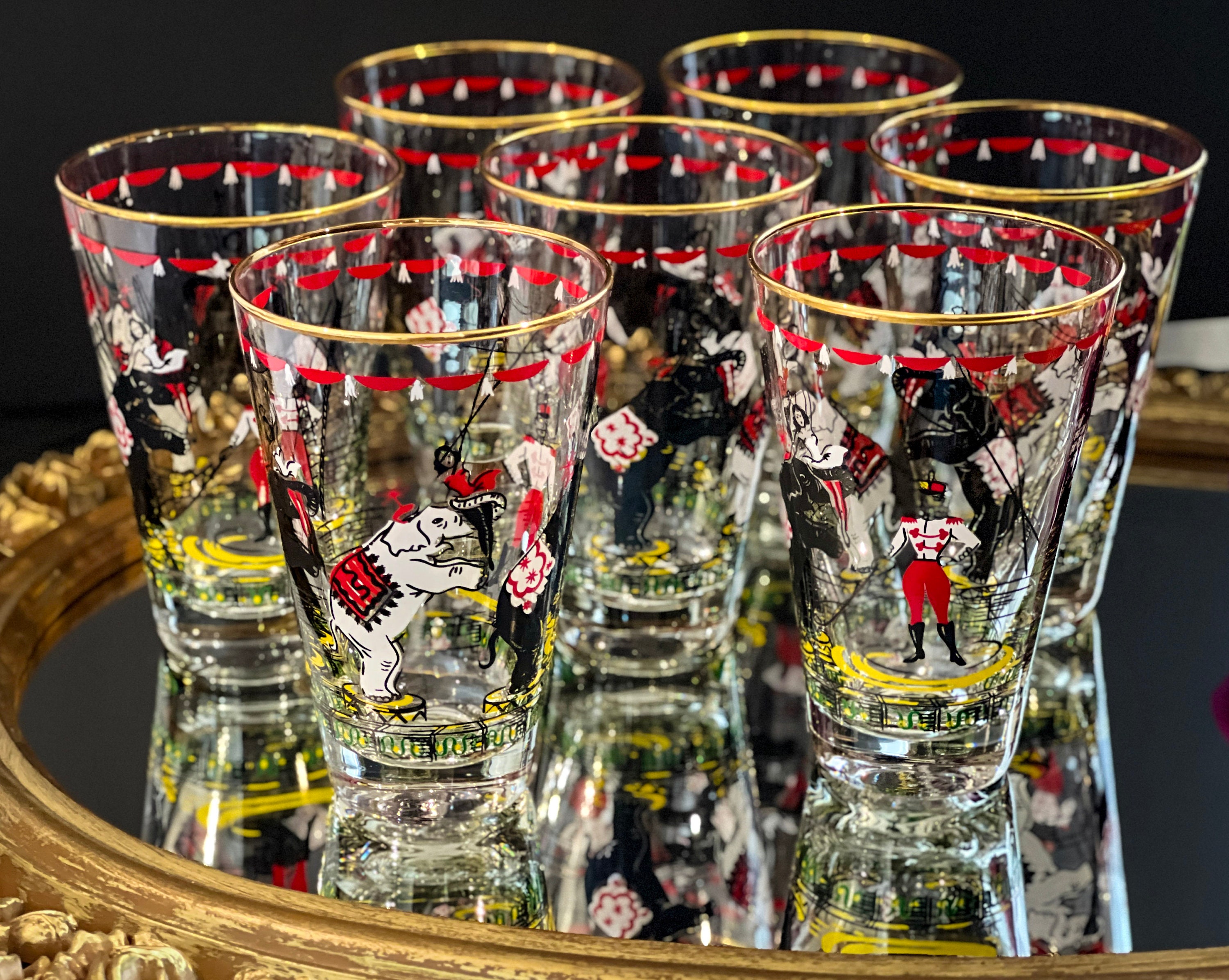 1950s circus glasses - Etsy 日本