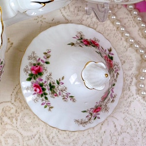 Vintage Replacement Royal Albert Lavender Rose Large Teapot Lid,  Replacement Teapot Lid, English bone china