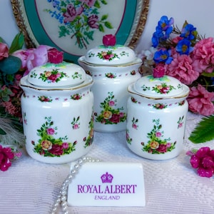 Old Country Roses Canister Set - Etsy