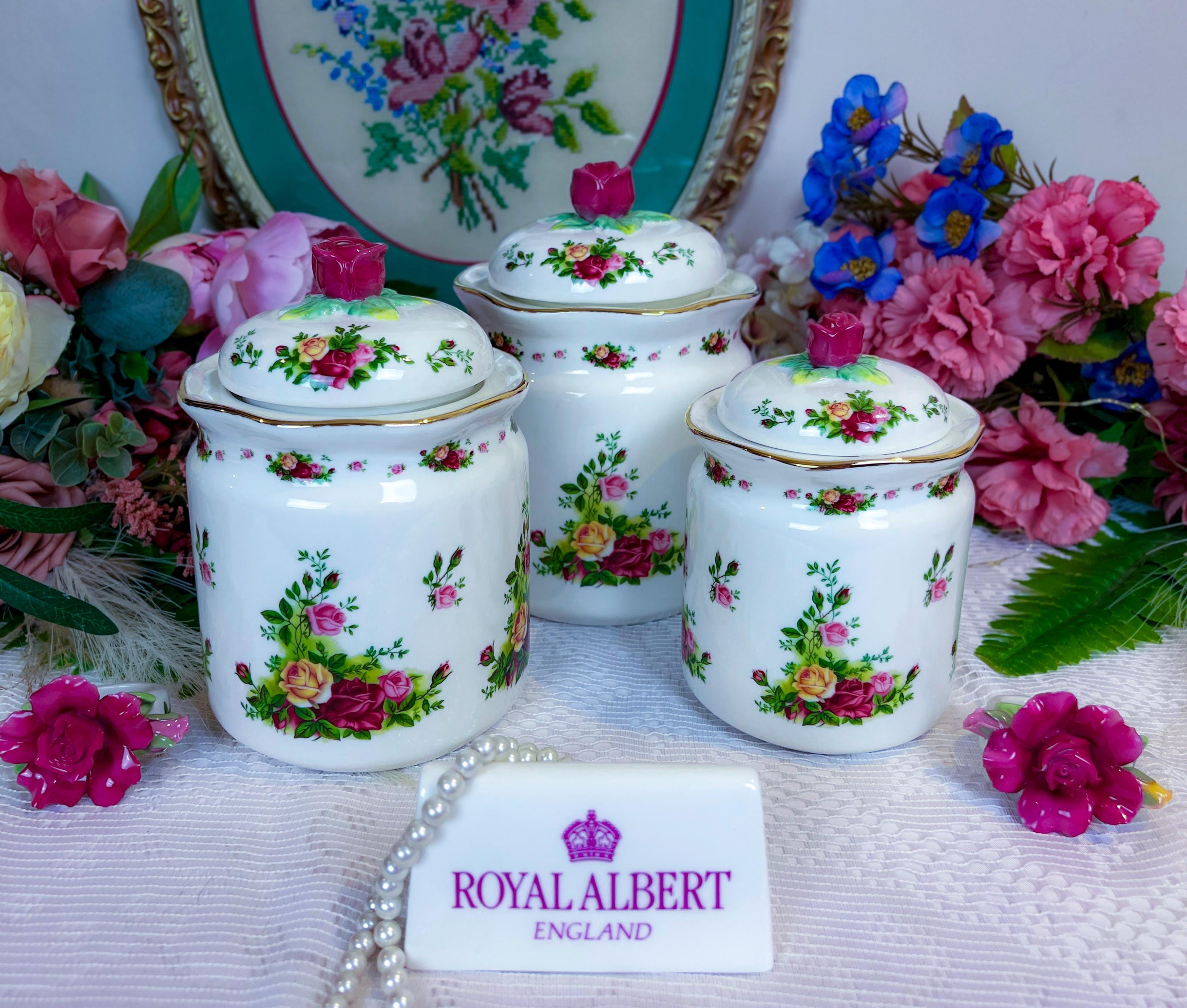 Old Country Roses Canister Set - Etsy