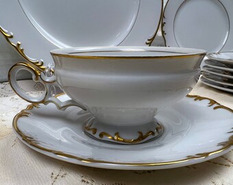 ヴィンテージ ミカサ ベニス ボーンチャイナ：金彩装飾の食器、日本製