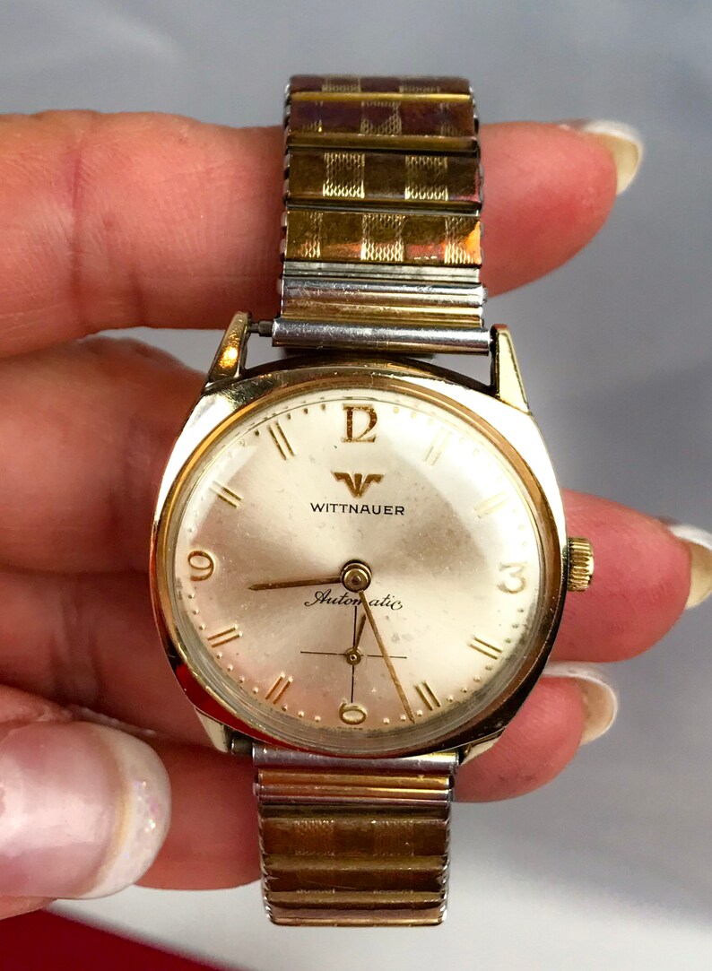 1960s Longines Wittnauer Mens 10k Wrist Watch From Birks Etsy