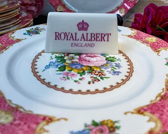 新品　  Lady Carlyle プレート　5枚 Royal Albert Lady Carlyle England 5 Piece Place Setting in New
