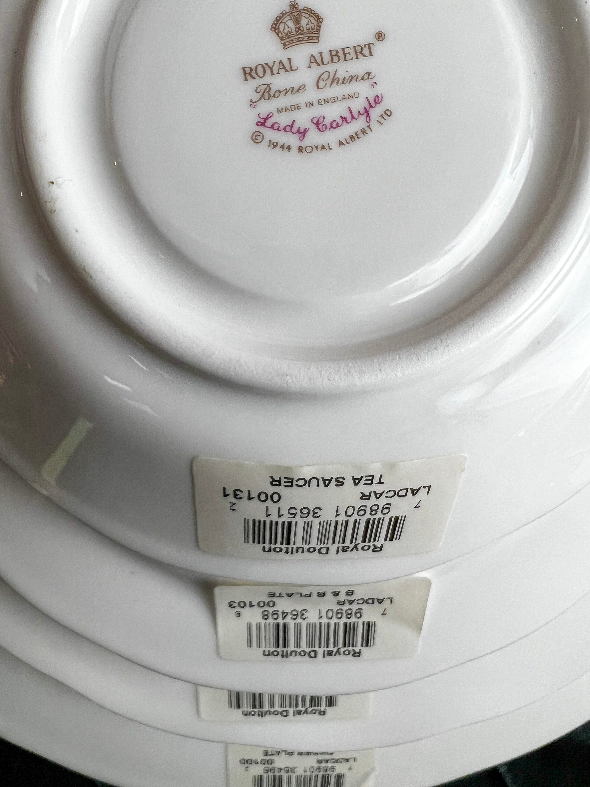 Royal Albert Lady Carlyle England 5 Piece Place Setting in New