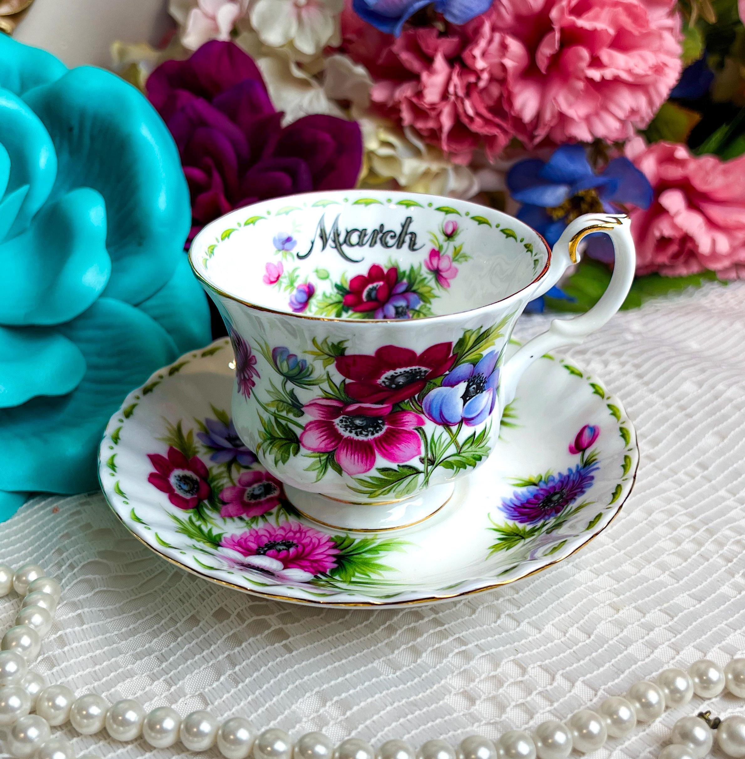 Flower of the Month Royal Albert - Etsy Canada