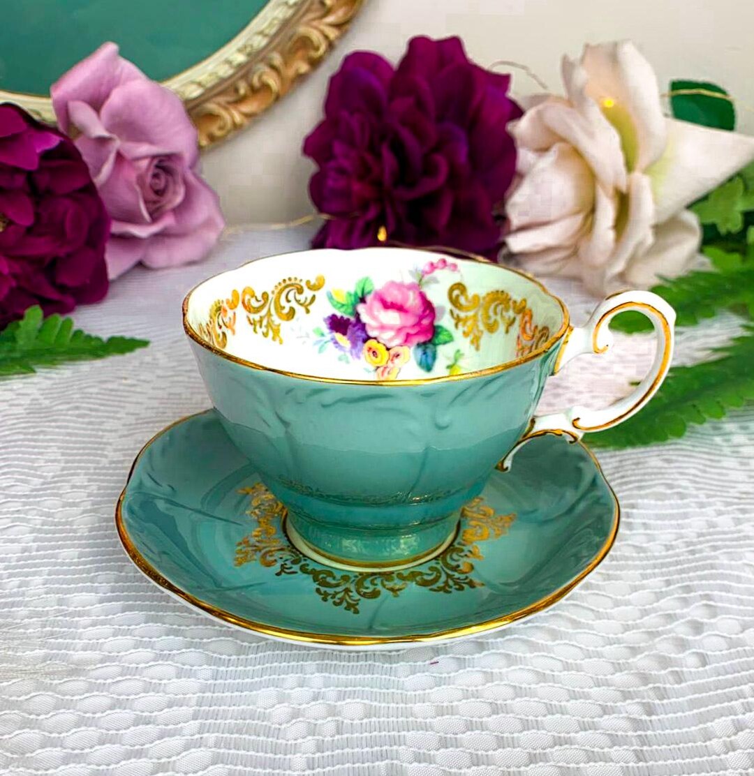 PARAGON パラゴン Cabbage Rose キャベツローズ ティーカップ＆ソーサー 1客 バラ 薔薇 希少 レア SC7971P1 パラゴン PARAGON Cabbage Rose キャベツローズ ティーカップ