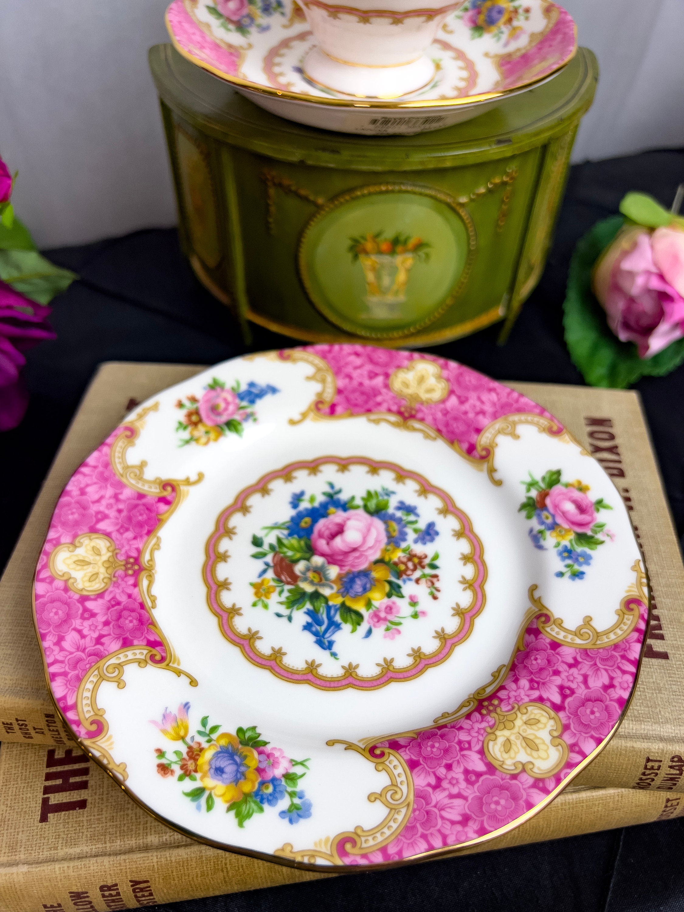 45 Piece Royal Albert Lady Carlyle Dinner for 8 People, RARE