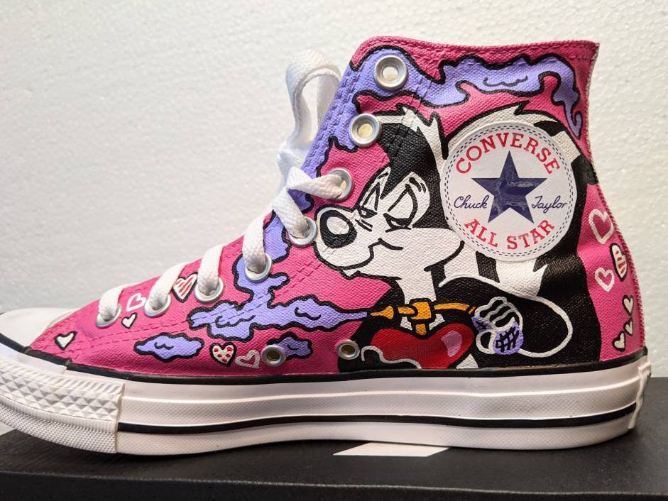Tom Jerry Converse - Etsy