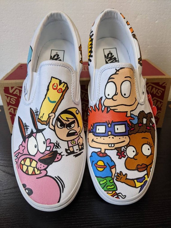 Custom Hand Painted Nickelodeon Cartoon Network Bubbles | Etsy