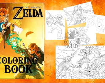 Adventure of Breath & Tears *35 Page* Coloring Book PDF