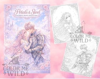 Petals & Steel アニメぬりえブック *20ページ* PDF
