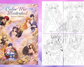 カラーミーイラストレイテッド：アニメ版ぬり絵ブック *25ページ* PDF