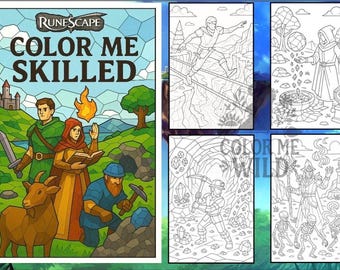 Color Me Skilled *30ページ* 塗り絵ブック PDF