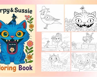 Derpy & Sussie Kpop Demon Hunters *20 Page* Coloring Book PDF