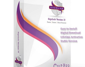 Signlab CutPro 10 - CADlink - SignMaker Tools software (Lifetime Licence Installation)