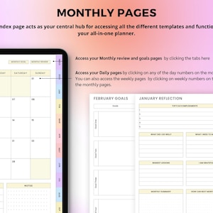 Black Girl Planner, 2026 Digital Planner, Life Planner, Daily Planner, Weekly Planner, Monthly Planner iPad, GoodNotes Notability image 5