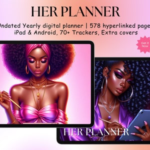 Black Girl Planner Digital Planner For That Girl iPad Goodnotes Planner And Notability Planner Monthly Planner Daily Planner Weekly Planner
