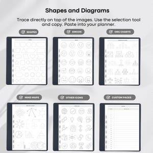 Templates for Kindle Scribe Tablets, Productivity Bundle 2026 : Meeting Notes, Notebook, Project (Hyperlinked PDF), Daily Planner 2026 image 15