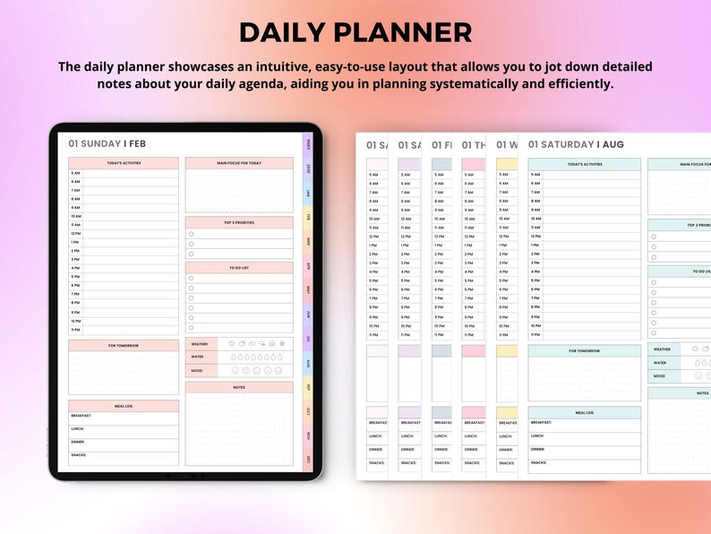 Black Girl Planner, 2026 Digital Planner, Life Planner, Daily Planner, Weekly Planner, Monthly Planner iPad, GoodNotes Notability image 3