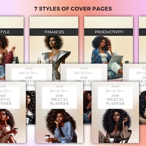 Black Girl Planner, 2026 Digital Planner, Life Planner, Daily Planner, Weekly Planner, Monthly Planner iPad, GoodNotes Notability image 9