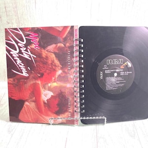 Vinyl notebook- vinyl record notebook/Recycled Journal/Album Cover Notebook/recycled vinyl/music notebook/music journal/Dirty Dancing