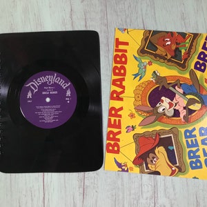 Brer Rabbit Recycled album notebook, vinyl record notebook, Record Journal, music lover gift, upcycled vinyl, music notebook, classic movie