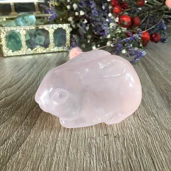 Rose Quartz rabbit