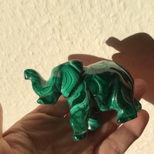 Malachite Elephant Bild 3