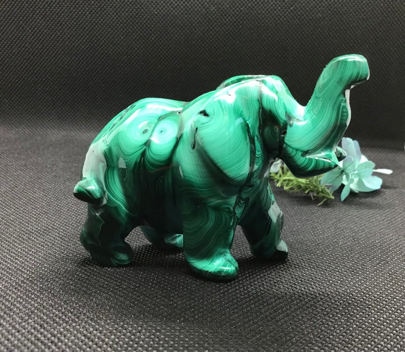 Malachite Elephant Bild 8