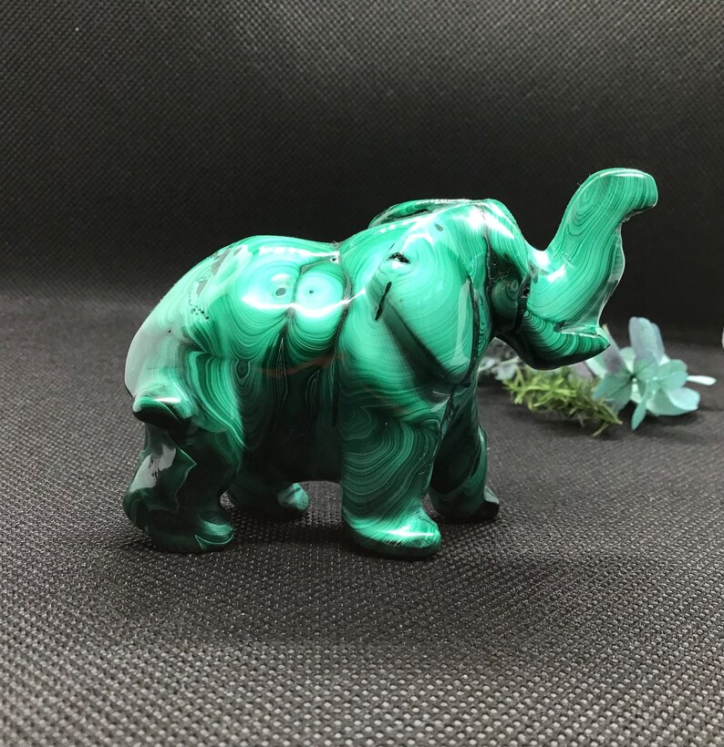 Malachite Elephant Bild 6