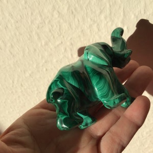 Malachite Elephant Bild 4