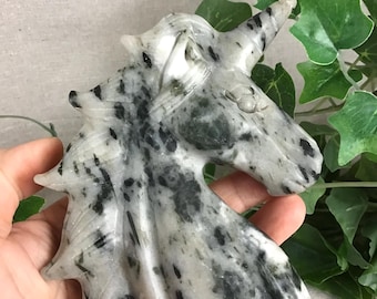 Green Tourmaline Unicorn