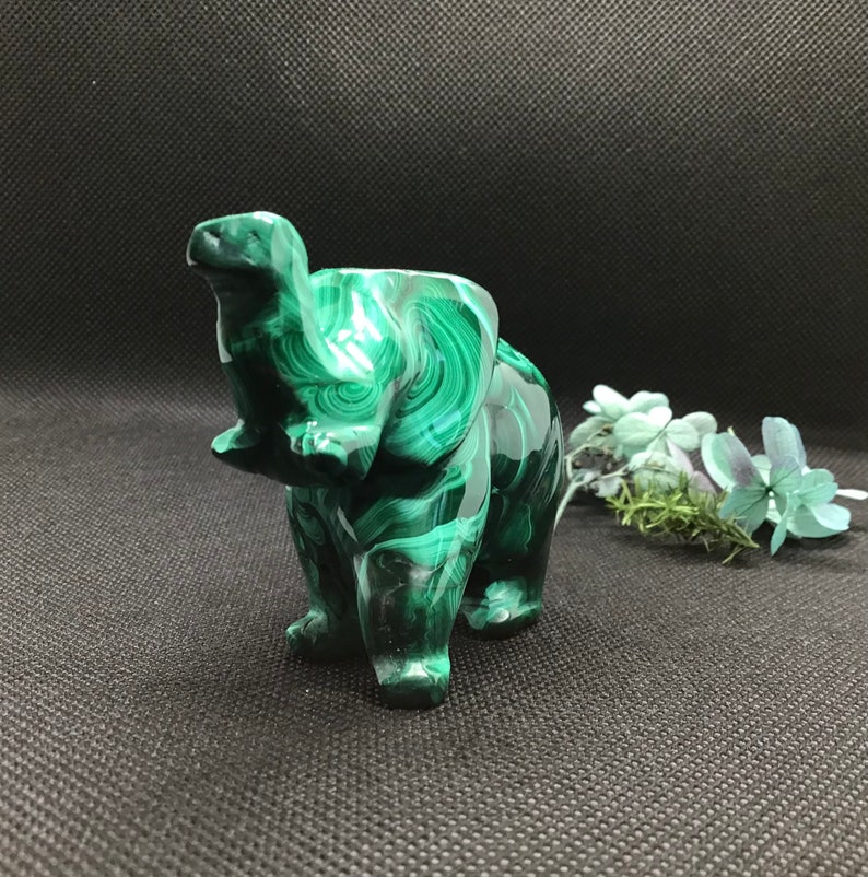 Malachite Elephant Bild 7