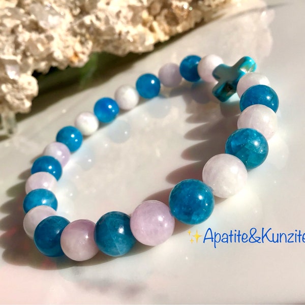 Apatite & Kunzite Bracelet