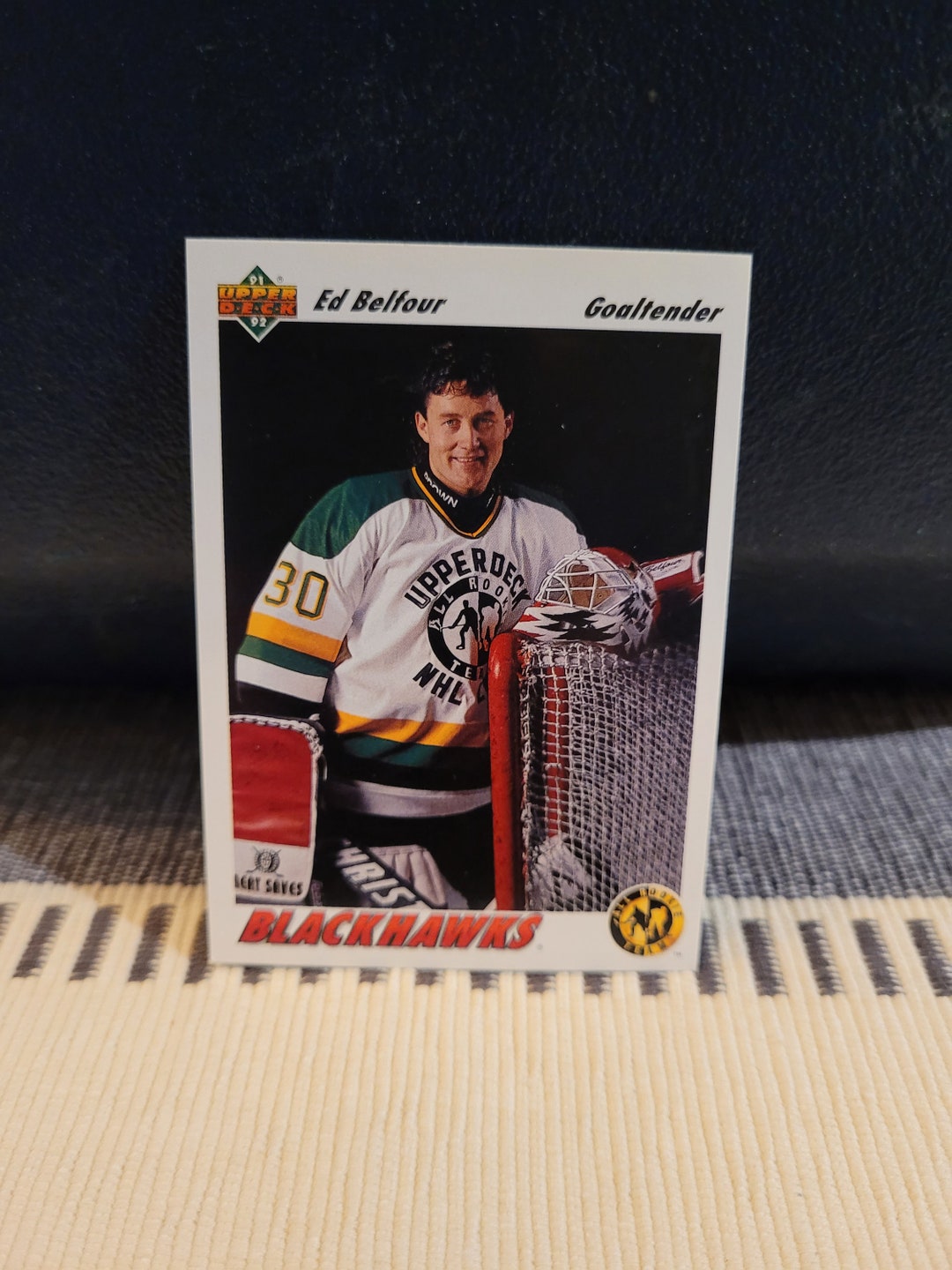 199091 Ed Belfour Rookie Card Etsy
