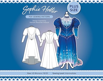 Anime Hatmaker Cosplay - Bodice & Skirt Sewing Pattern (PDF Digital Download)