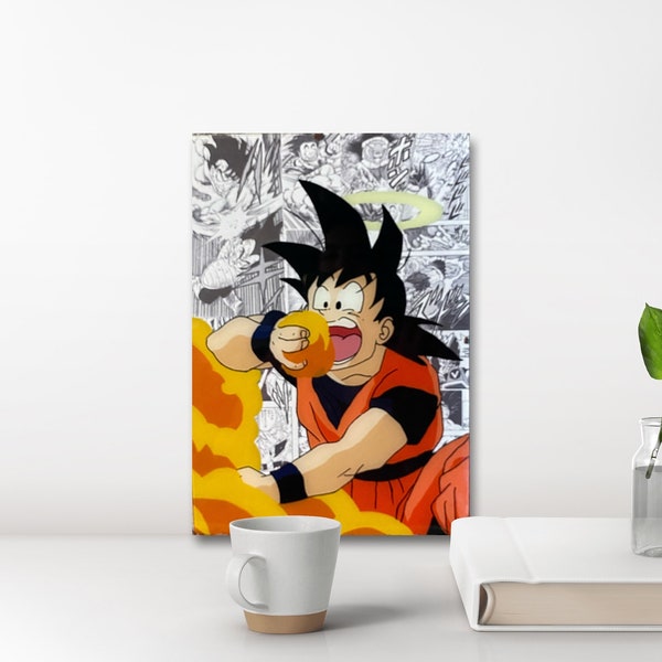 peinture sur verre Son Goku